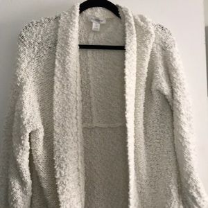 Textured maternity cardigan